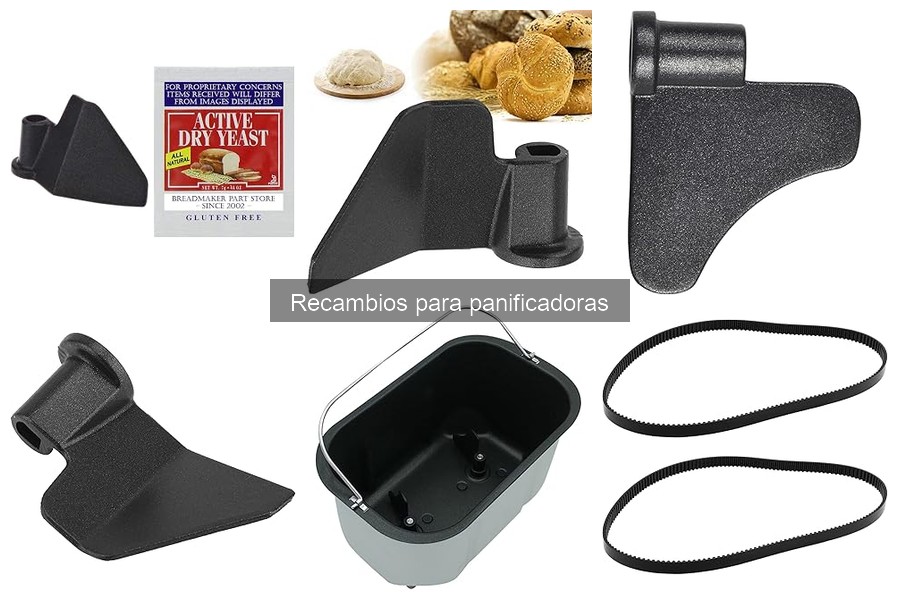 Mejores marcas de recambios para panificadoras: comparativa