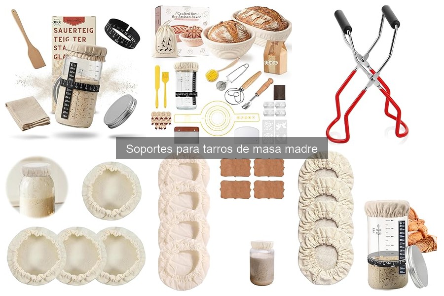 Mejores marcas de soportes para tarros de masa madre