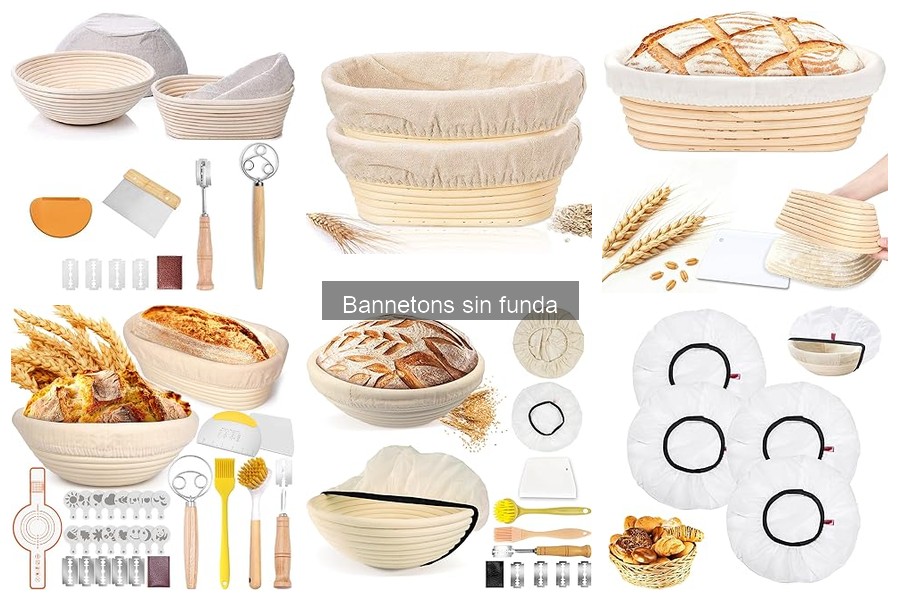 Mejores materiales para bannetons sin funda en panificación