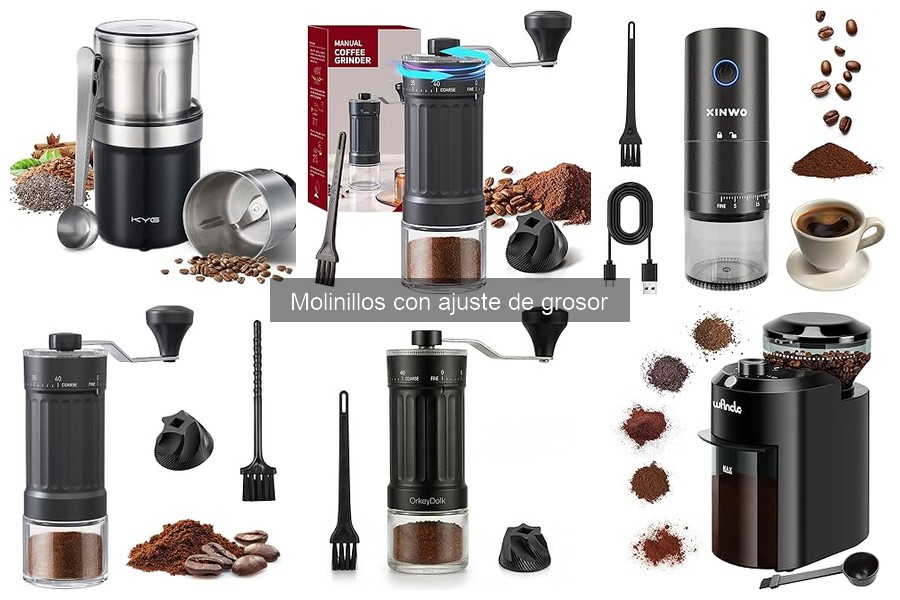 Mejores molinillos con ajuste de grosor: Opiniones y experiencias
