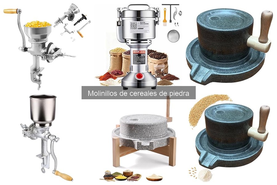 Mejores molinillos de cereales de piedra para uso doméstico