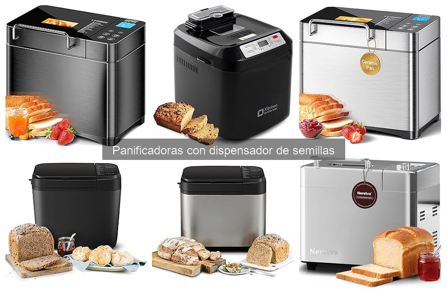Mejores panificadoras con dispensador de semillas para el hogar