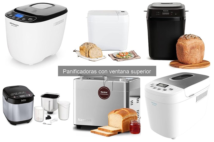 Mejores panificadoras con ventana superior: Comparativa 2023