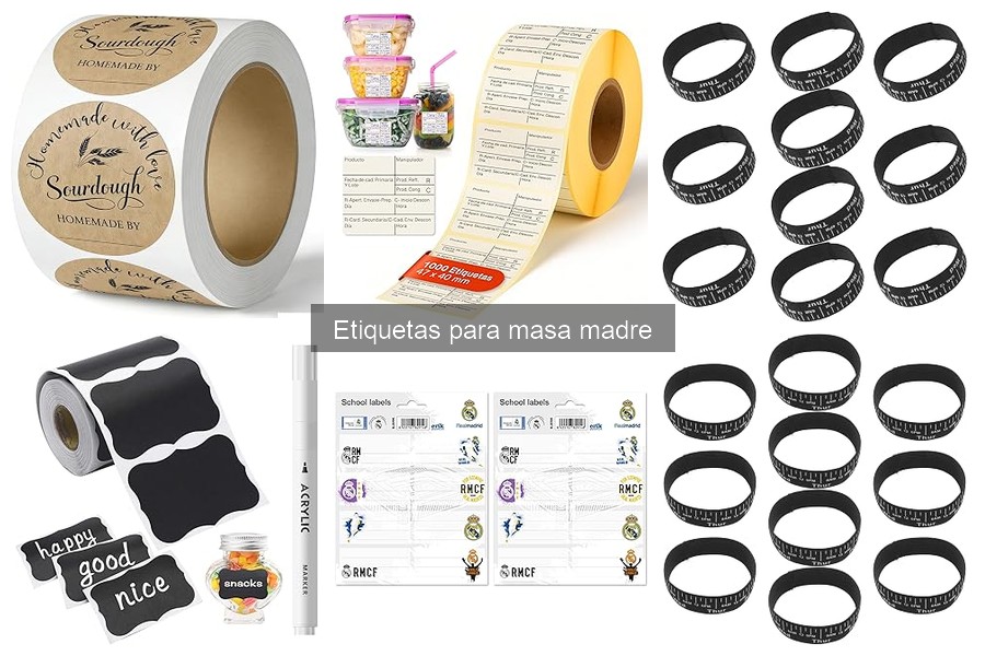 Mejores prácticas para etiquetar masa madre de forma efectiva