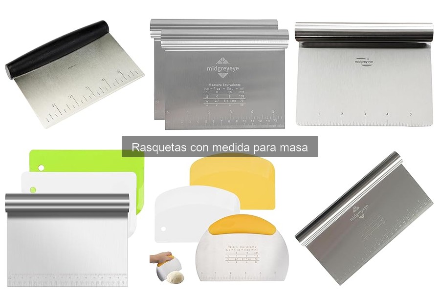 Mejores rasquetas con medida para principiantes en panificación