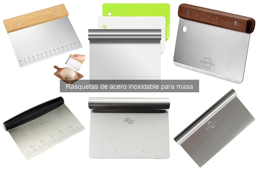 Mejores rasquetas de acero inoxidable para pan casero