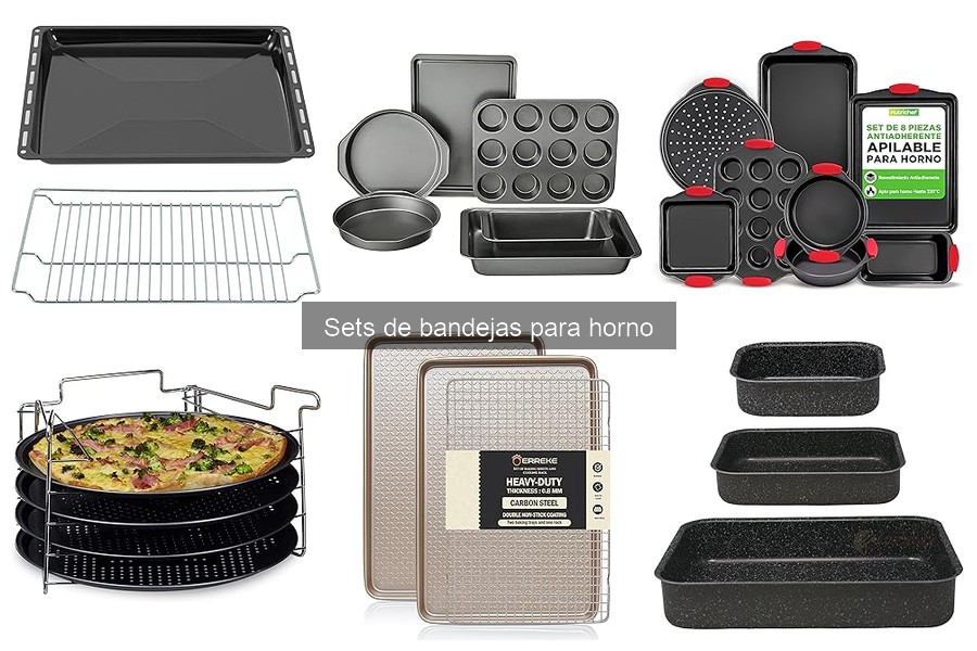 Mejores sets de bandejas para horno en 2023: comparativa