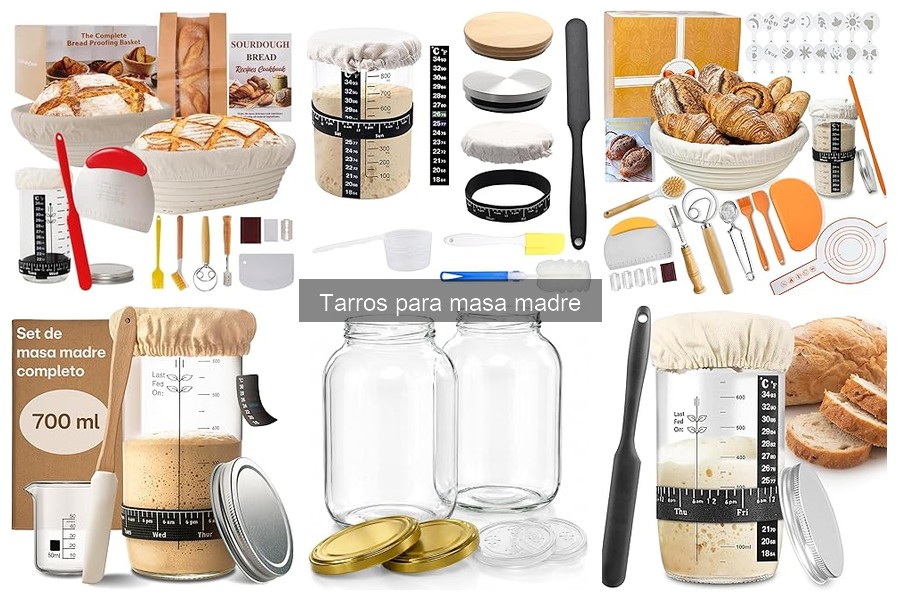 Mejores tarros para masa madre en 2023: Comparativa