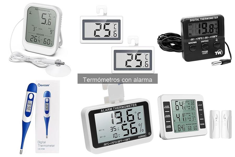 Mejores termómetros con alarma para principiantes en panadería