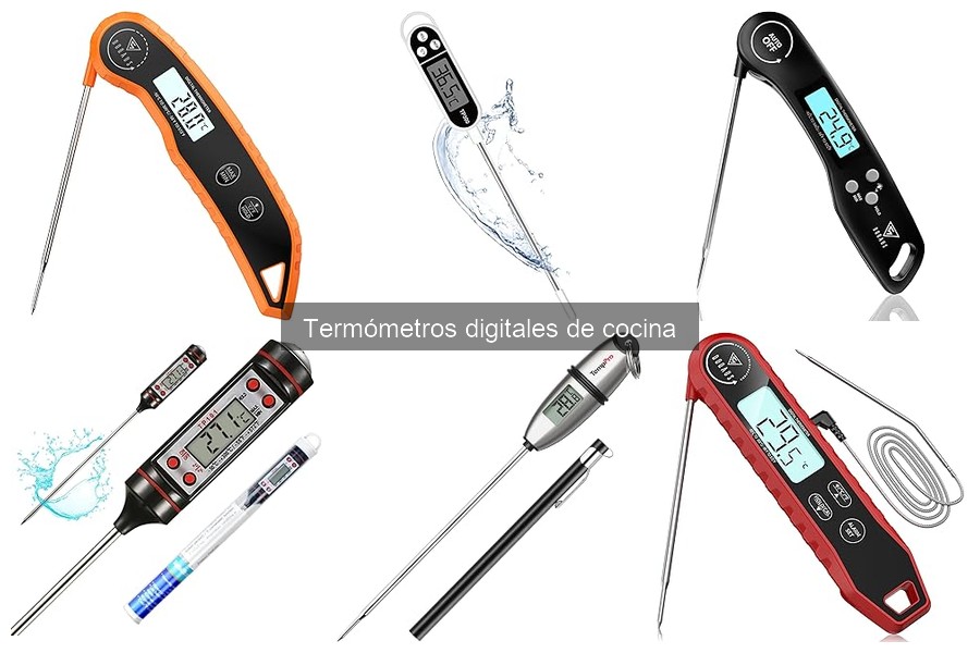 Mejores termómetros digitales de cocina para chefs y aficionados