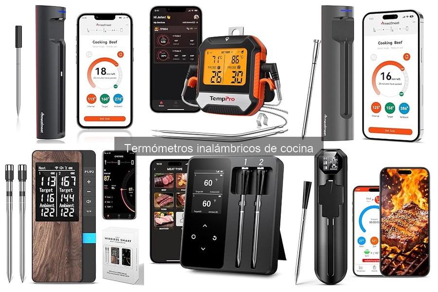 Mejores termómetros inalámbricos de cocina para principiantes