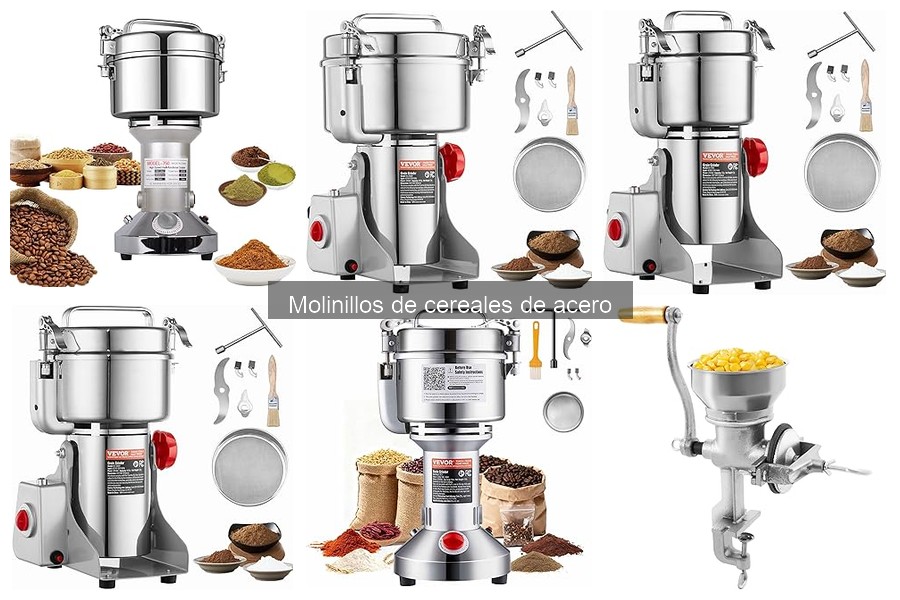 Molinillos de cereales para hacer harinas integrales