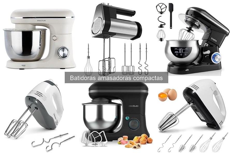 Ofertas y precios de batidoras amasadoras compactas en Amazon