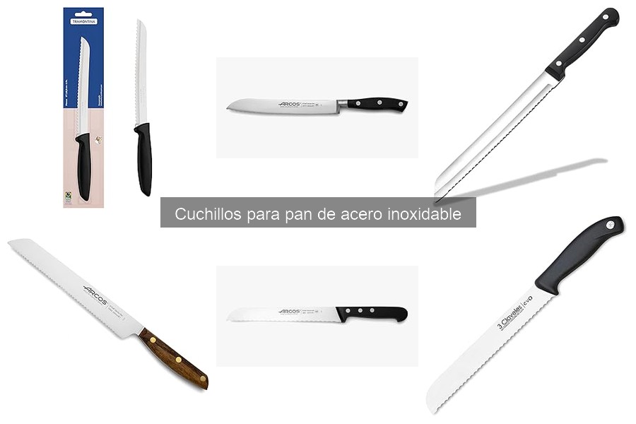 Opiniones de cuchillos para pan de acero inoxidable