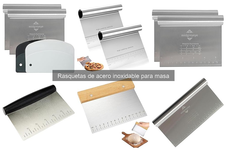 Opiniones de rasquetas de acero inoxidable para masa