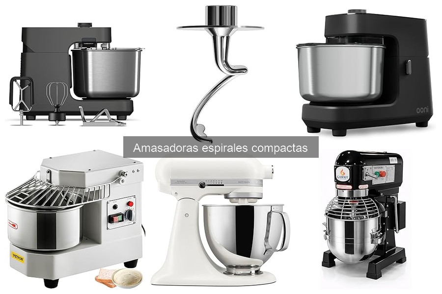 Opiniones sobre amasadoras espirales compactas en 2023