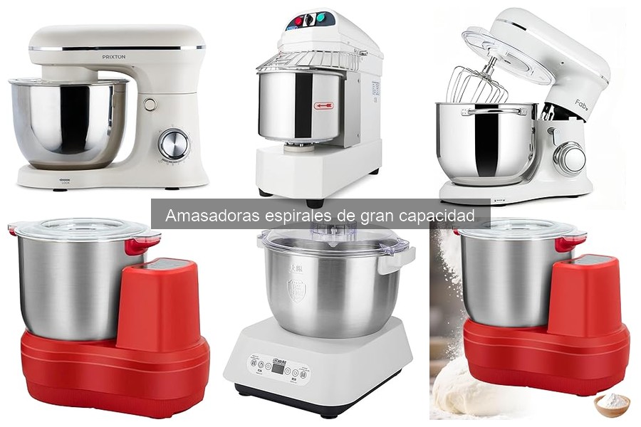 Opiniones sobre amasadoras espirales de gran capacidad