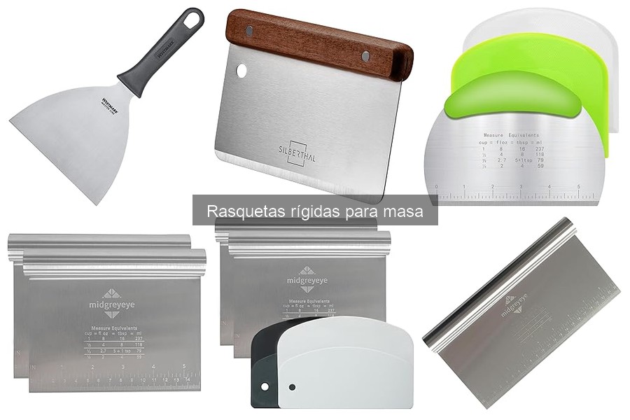 Opiniones sobre Rasquetas Rígidas para Masa: ¿Cuál Elegir?