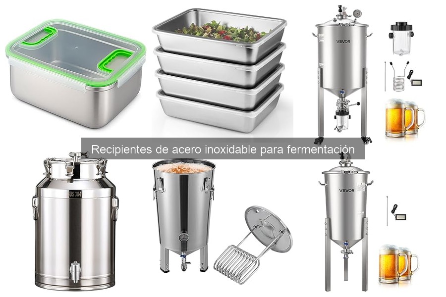 Opiniones sobre recipientes de acero inoxidable para fermentación