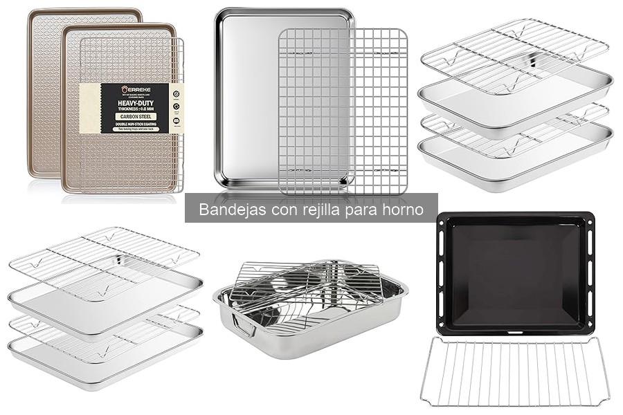 Optimiza tus recetas con bandejas con rejilla para horno