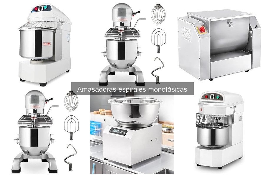 Potencia en Amasadoras Espirales Monofásicas: Impacto en el Rendimiento