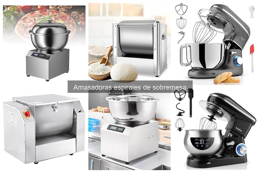 Precios de amasadoras espirales de sobremesa y dónde comprarlas