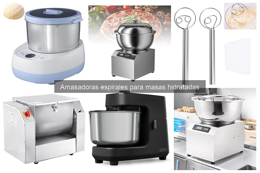 Precios de amasadoras espirales para masas hidratadas