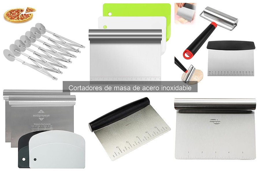 Precios de cortadores de masa de acero inoxidable en Amazon