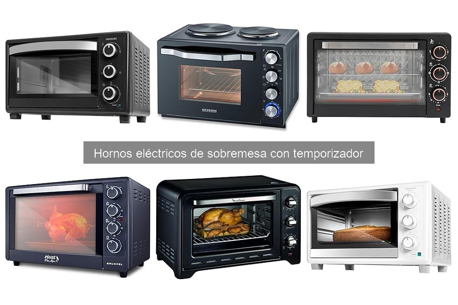Precios de hornos eléctricos de sobremesa con temporizador 2023