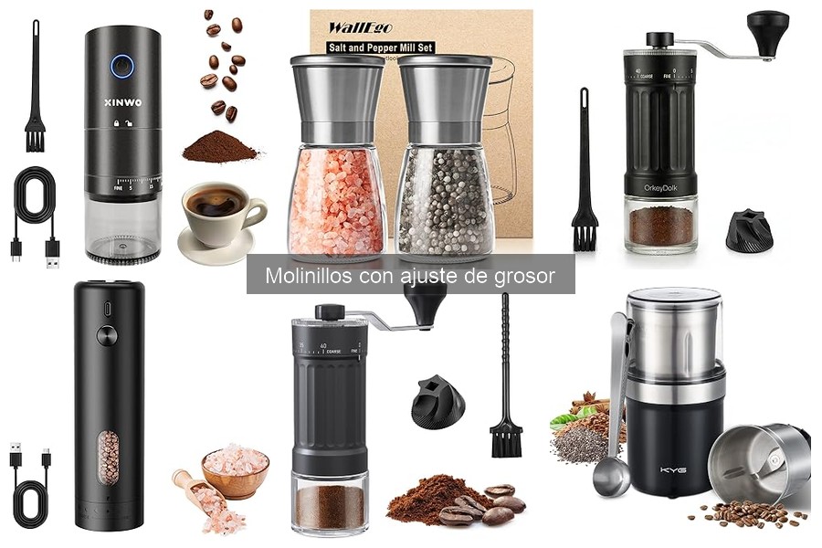 Precios de molinillos con ajuste de grosor: guía completa