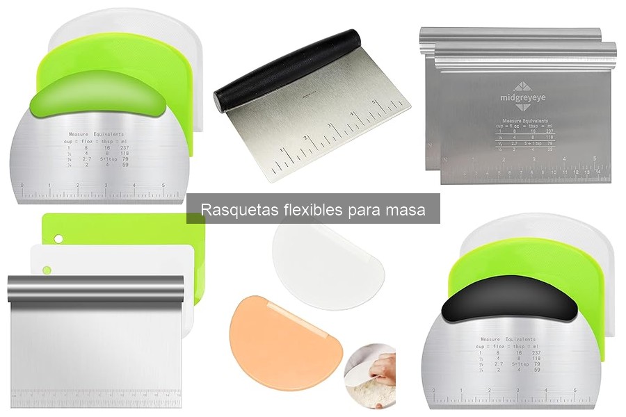 Precios de rasquetas flexibles para masa y mejores tiendas