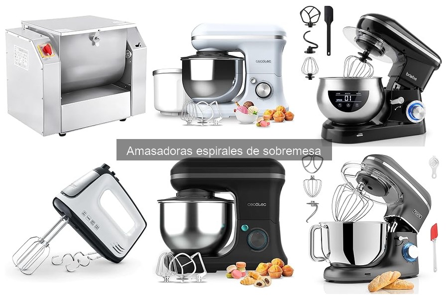 Preguntas frecuentes sobre amasadoras espirales de sobremesa