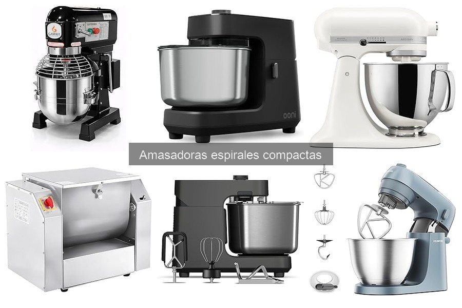 Problemas comunes al usar amasadoras espirales compactas