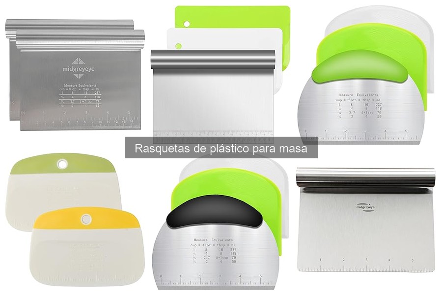 Problemas comunes al usar rasquetas de plástico para masa
