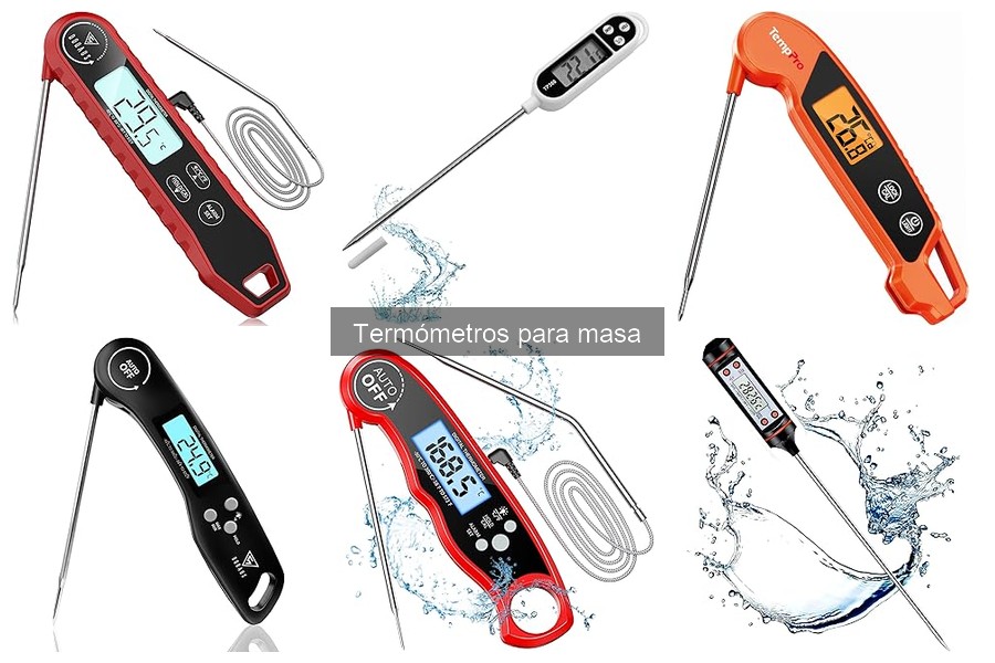 Problemas comunes al usar un termómetro para masa