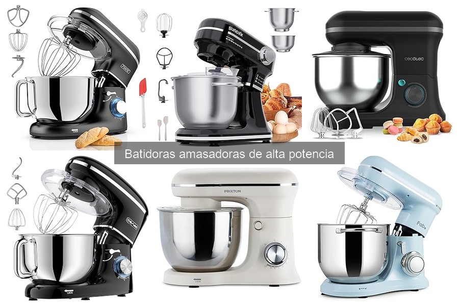 Problemas comunes con batidora amasadora de alta potencia