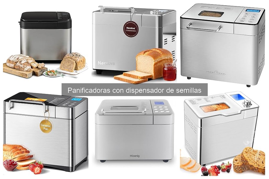 Problemas comunes en panificadoras con dispensador de semillas