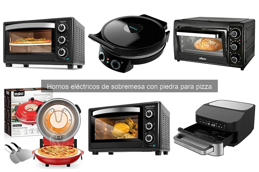 ¿Qué es un horno eléctrico de sobremesa con piedra para pizza?
