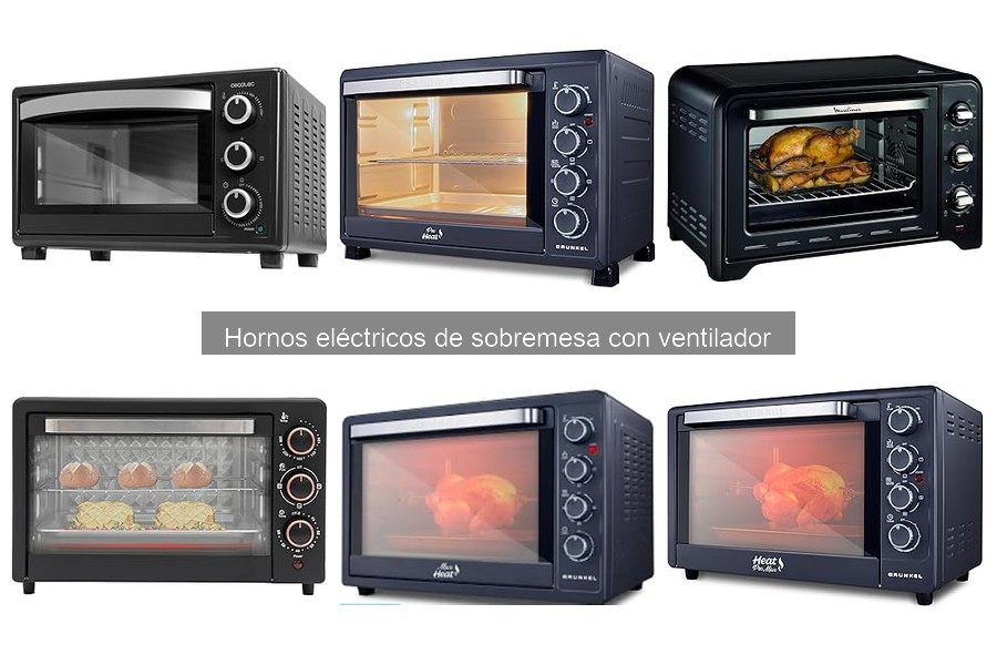 ** ¿Qué es un horno eléctrico de sobremesa con ventilador?