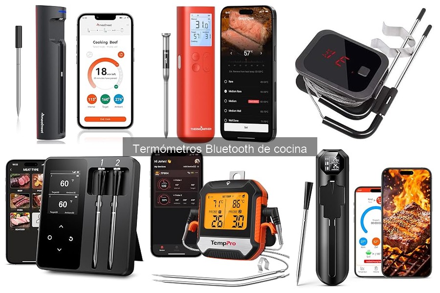 ¿Qué es un termómetro Bluetooth de cocina? Características y usos