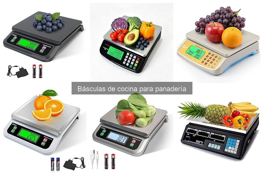 ¿Qué es una báscula de cocina para panadería?