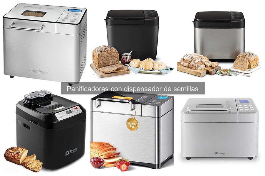 ¿Qué es una panificadora con dispensador de semillas?