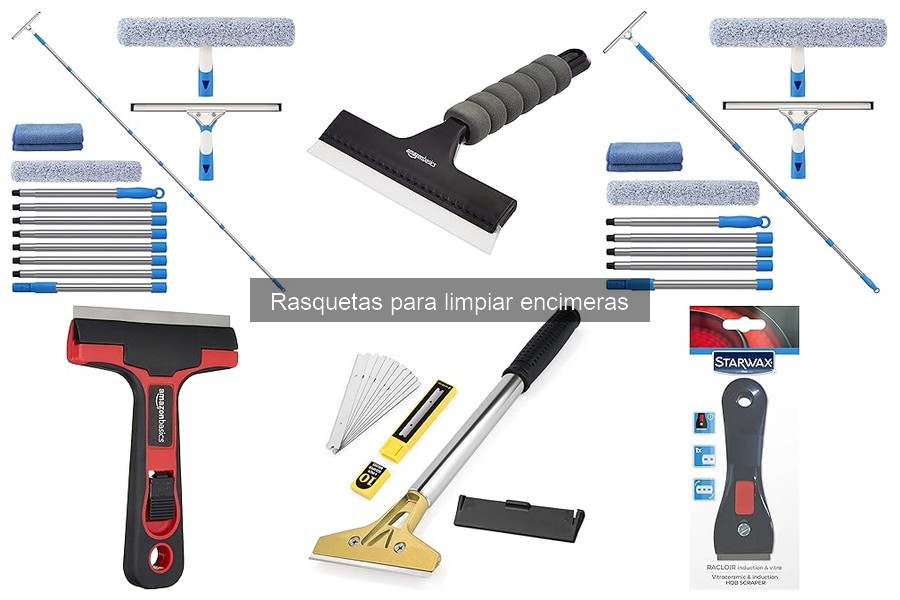 ¿Qué es una rasqueta para limpiar encimeras?