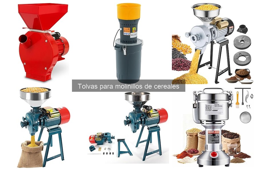 ¿Qué es una tolva para molinillos de cereales?