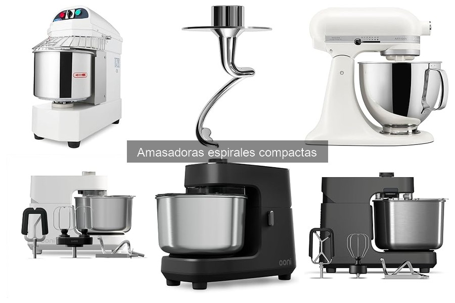 ¿Qué son las amasadoras espirales compactas? Características y funciones