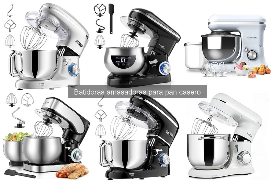 ¿Qué son las batidoras amasadoras y cómo funcionan?