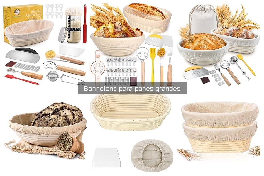 ¿Qué son los bannetons para panes grandes? Características y Usos