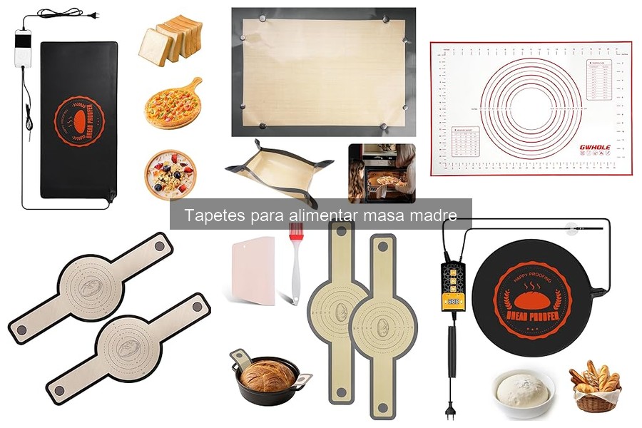 ¿Qué son los tapetes para alimentar masa madre?
