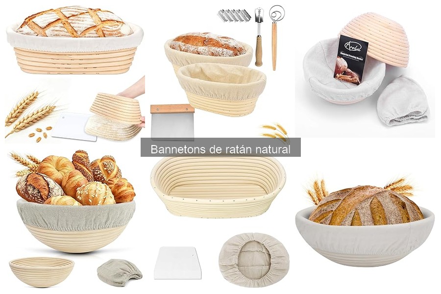Recetas de pan ideales para Banneton de ratán natural