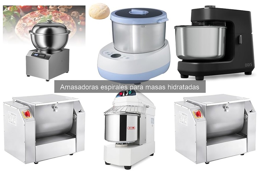 Recetas deliciosas con amasadoras espirales para masas hidratadas